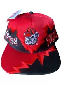 DREW PEARSON GEORGIA BULLDOGS BORDE DENTADO ONDA DE CHOQUE GORRA SNAPBACK DE COLECCIÓN NUEVA CON ETIQUETAS - Imagen 1 de 6