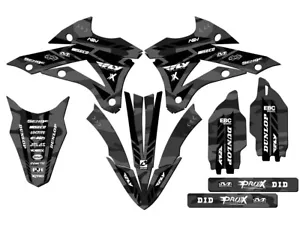 2014-2021 KX 100 APACHE Grey Senge Graphics Kit Compatible with Kawasaki - Picture 1 of 10