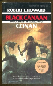 Black Canaan by Robert E. Howard-1978-Berkley Paperback-with Poster - Picture 1 of 2