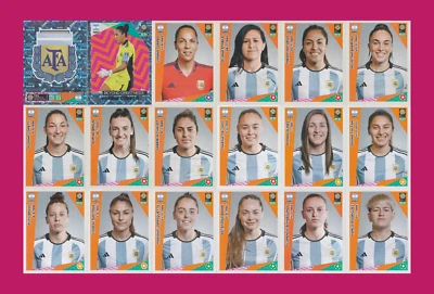 Argentina National Team - Panini FIFA Women’s World Cup 2023 - 18 Stickers - Image 1 of 2