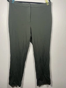 Susan Graver Stretch Pants Women’s 14 Olive Green Professional Comfort - Picture 1 of 5