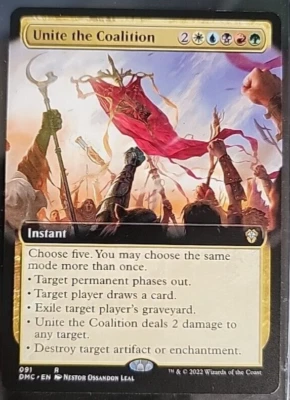 MTG Unite the Coalition 91 Extended Art Dominaria United Commander - Image 1 of 2