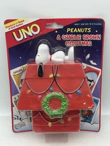 Peanuts A Charlie Brown Christmas UNO Game Snoopy's Doghouse New Sealed 2007 - Picture 1 of 7