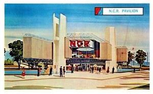1961-63 New York World's Fair Exhibit N.C.R. Pavilion 2958