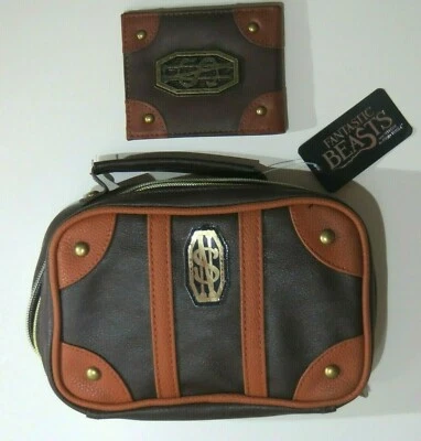 Fantastic Beasts & Where To Find Them His & Hers Gift Wallet & Cosmetic Bag - Image 1 of 4