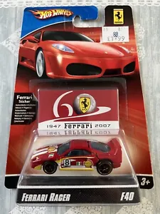 2007 Hot Wheels Ferrari Racer Series - Ferrari F40 - Red - Picture 1 of 3