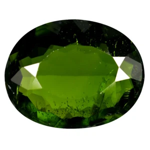Pietra preziosa diopside cromata verde 4,42 ct miglior taglio ovale (12 x 10 mm) (non riscaldata) - Foto 1 di 2