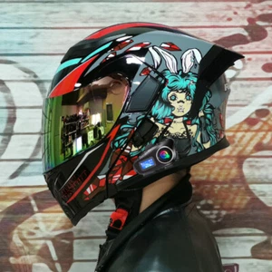 Bluetooth Modular Motorcycle Helmet With Wireless Intercom Headset DOT Approved - Bild 1 von 18