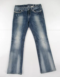 MISS ME WOMEN'S (BOOT) JEANS TAG SIZE 31 MEASURED 33X31 MM#872 - Picture 1 of 11