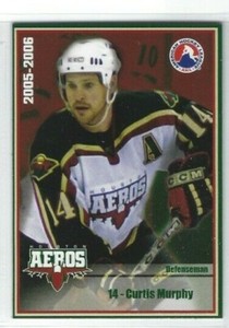 2005-06 Houston Aeros (AHL) Curtis Murphy