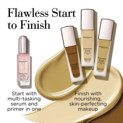 Тональная основа для ухода за кожей Elizabeth Arden Flawless Finish 1 унция новая без коробки; выберите свой оттенок - Изображение 1 из 4