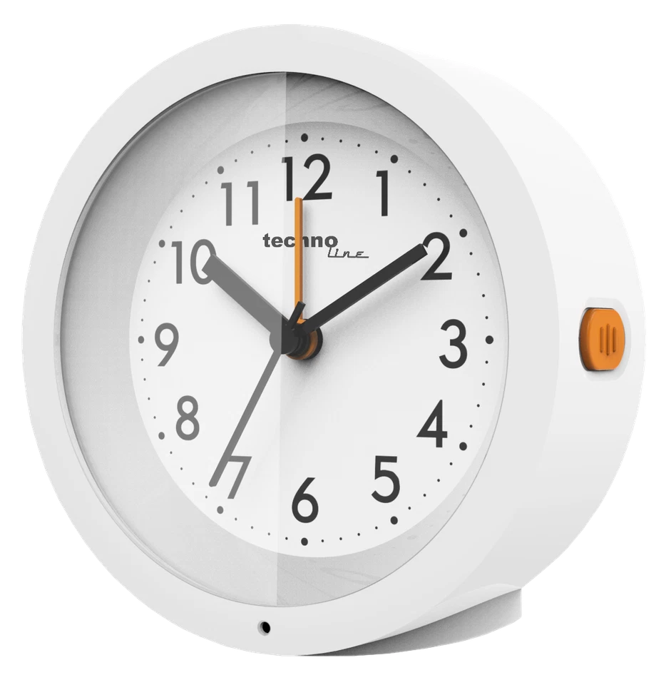 Modell X, hochwertiger Quarz-Wecker mit automatischem Nachtlicht - Bild 1 von 4