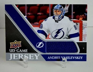 2020-21 Upper Deck Hockey UD Game Jersey Andrei Vasilevskiy #GJ-AV - Picture 1 of 2
