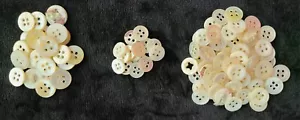 Vintage Buttons 116 In Three Sizes - Picture 1 of 9
