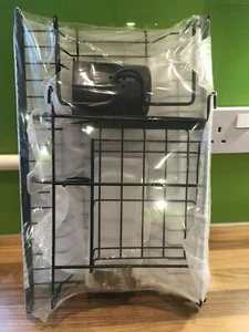 TOMORAL Dish Rack, Black Stainless Steel 2 Tier Dish Drying Rack - Picture 1 of 9