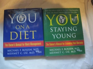 Lot of 2~Dr. Mehmet Oz Health Books~Diet Staying Young~HC w/dj~LBDAT - Picture 1 of 6