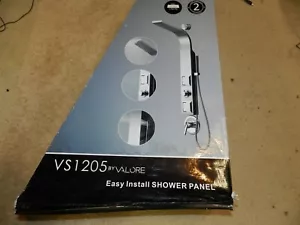 Valore VS-1205 Plus Easy Install Duschpaneel - Silber NEU - Bild 1 von 1