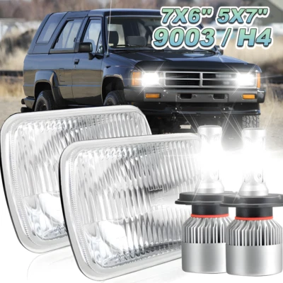For Toyota Pickup 1982-1995 Truck 4Runner 7x6" LED Headlight DRL Hi-Lo Beam - Image 1 of 4