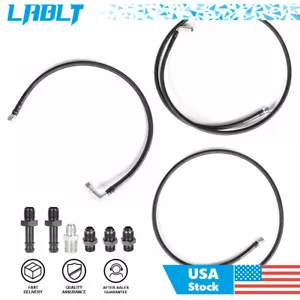 LABLT 47RE Transmission Cooler Lines Kit Heavy Duty For 1996-2002 Dodge Cummins - Foto 1 di 13