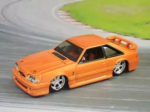 Slammed 1993 93 Ford Mustang 5.0L V8 SVT Cobra 1/64 Scale Limited Edition O - Picture 1 of 5