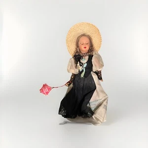 Vintage Jvanna Lugano Souvenir Switzerland Blinking Eye Doll Made in Italy NWT - Picture 1 of 9