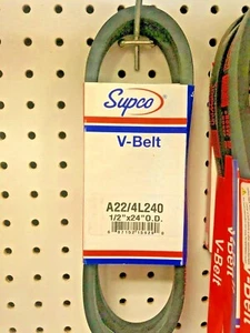 Belt, V-Belt, Premium, A22, 4L240 SUPCO Premiun V-Belt, 1/2" x 24", NEW - Picture 1 of 1