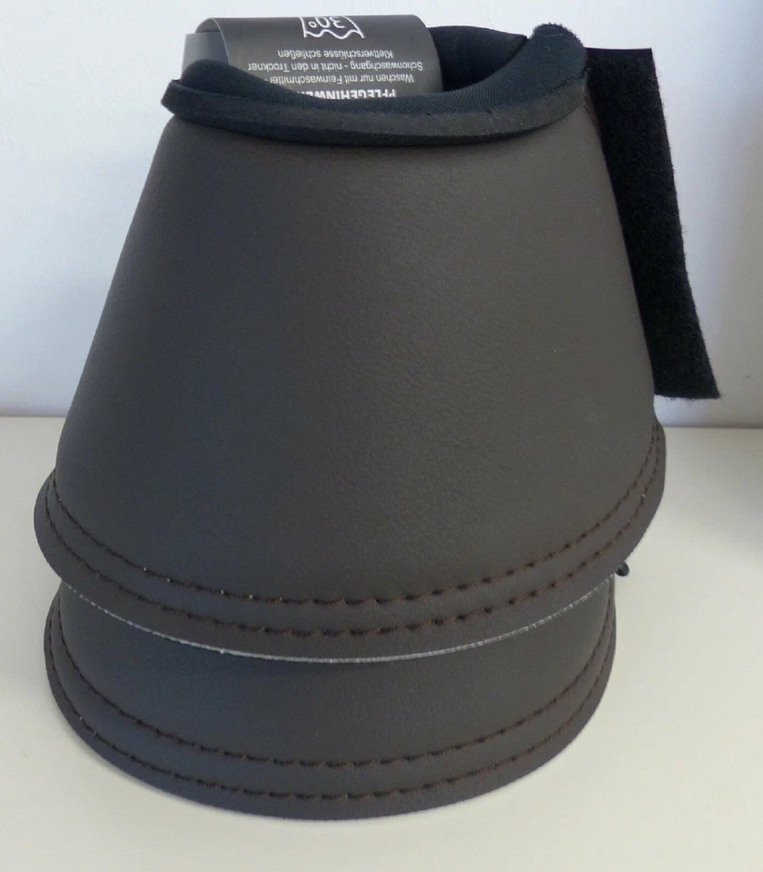 Eskadron Hufglocken aus Kunstleder in braun alle Größen Sprungglocken - Bild 1 von 1