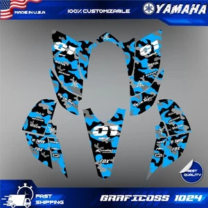 Yamaha YFZ 450 graphics kit 2003 2004 2005 2006 2007 2008 stickers decals kit - Picture 1 of 7