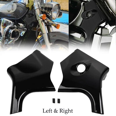 CUBIERTAS DE CUELLO negras izquierda+derecha para Suzuki C50 C50T Boulevard 800 y Volusia VL800 Foto 1 de 4
