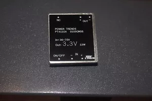 1X NEU POWER TRENDS PT4110A ISOLIERTER DC-DC WANDLER 3,3 V 15 W. - Bild 1 von 2