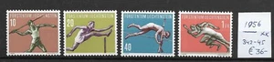 LIECHTENSTEIN @ 1956 Mi. 342-345 MNH @ Lie.55 - Foto 1 di 1