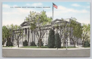 Postal CO Pueblo Colorado Edificio Tribunal Federal de Estados Unidos - Imagen 1 de 2