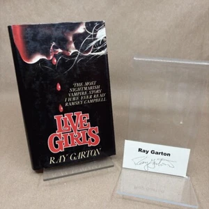 Live Girls by Ray Garton (First UK Edition, Signed Plate, Hardcover in Jacket) - Imagen 1 de 6