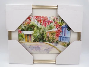 Pottery Barn Very Flamboyant Caribbean Island Shops Building Multi 19" W #5035F - Picture 1 of 5