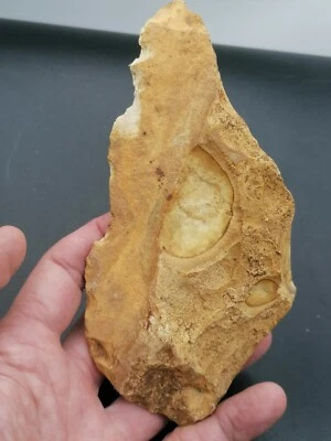 Lower Paleolithic France Acheulean Handaxe Point in flint Heidelbergensis - Image 1 of 4