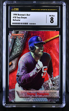 1994 Bowman's Best Tony Gwynn #78 Red Refractor CSG 8 NM-MT Rare HOF