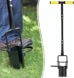 Bulb Planter Tool Long Handle Base Gardening Soil Transplanter with Soft Grip - Picture 1 of 10