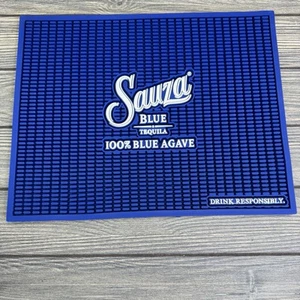 Sauza Tequila Bar mat Bartenders Spill Mat New Blue - Picture 1 of 12