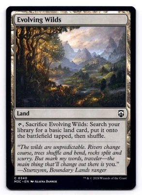 Evolving Wilds NM Commander: Modern Horizons 3 0340 MTG Regular - Image 1 of 2