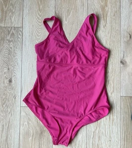 Jones of New York Tummy Control One Piece Pink Bathing Swim Suit Women’s Large - Picture 1 of 8