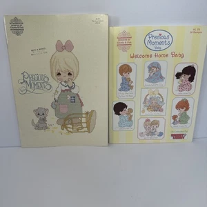 Precious Moments 2 Stück Welcome Home Baby Lord 42 Designs Kreuzstich Bücher - Bild 1 von 24