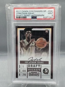 Jonathan Isaac 2017-18 Contenders DP Draft Ticket Auto PSA 9 Pop 2 /25 - Picture 1 of 3