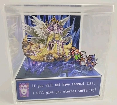 Final Fantasy 2 3D Cube Handmade Diorama PSP Video Game Shadowbox  - Image 1 of 4
