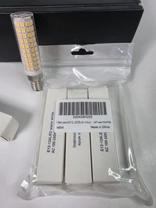 E12 Candelabra LED Bulb C7 10W 110V 136-2835 SMD Ceramics Light Equivalent 100W - Picture 1 of 4