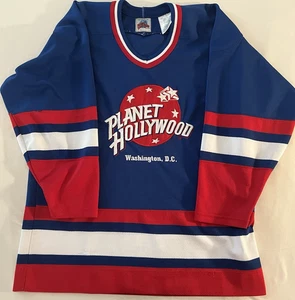 Planet Hollywood *Washington DC* Vintage '90s - Size Small Hockey Jersey - Picture 1 of 8