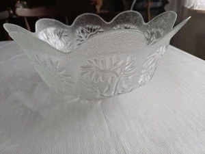 Glasschüssel DDR Obstschale Salatschüssel - Bild 1 von 4
