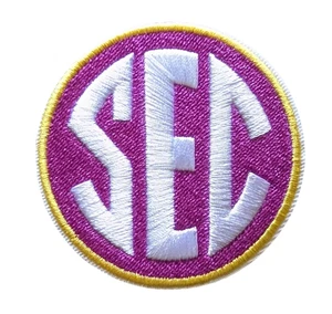 SEC Conference LSU Tigers Team Trikot Uniform Bügelbild Stickerei Patch - Bild 1 von 1