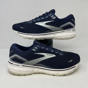 Brooks Ghost 15 Women's Size 10.5 D Running Shoes Blue Silver Athletic Sneakers - Picture 1 of 8