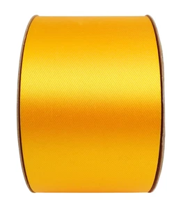 McGinley Satin Acetate Wide Ribbon ~ Golden Yellow ~ 2 1/2" ~ 50 Yards ~ Crafts - Picture 1 of 7