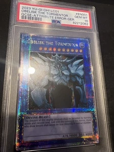 2023 YU-GI-OH! LCO1 OBELISK THE TORMENTOR QCSE PSA 10 - Picture 1 of 1